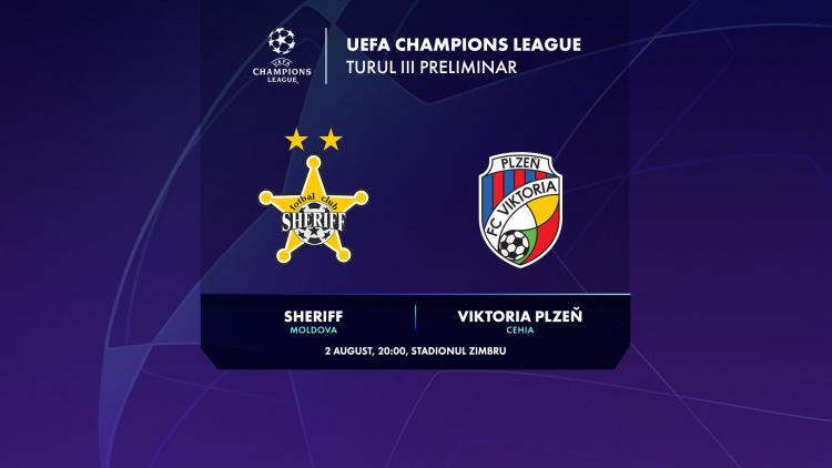 AVANCRONICĂ. Sheriff joacă astăzi în UEFA Champions League