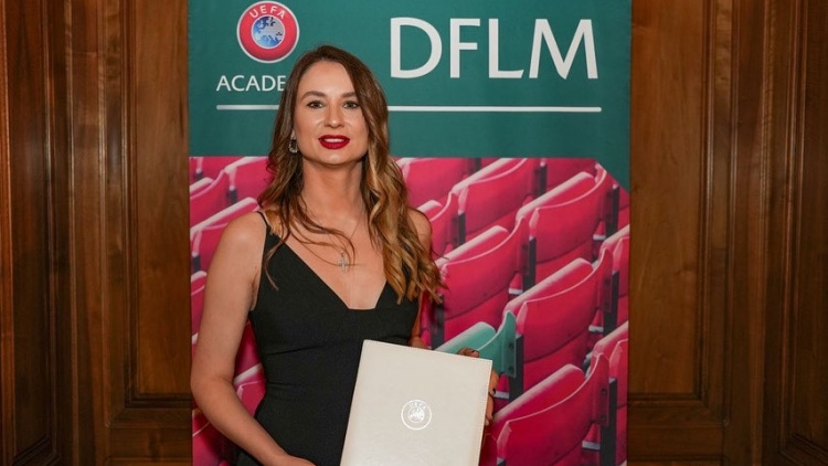 Diana Bulgaru, absolventa cursului UEFA DFLM 