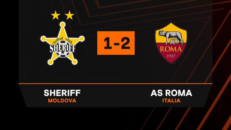Liga Europa. FC Sheriff – AS Roma 1-2